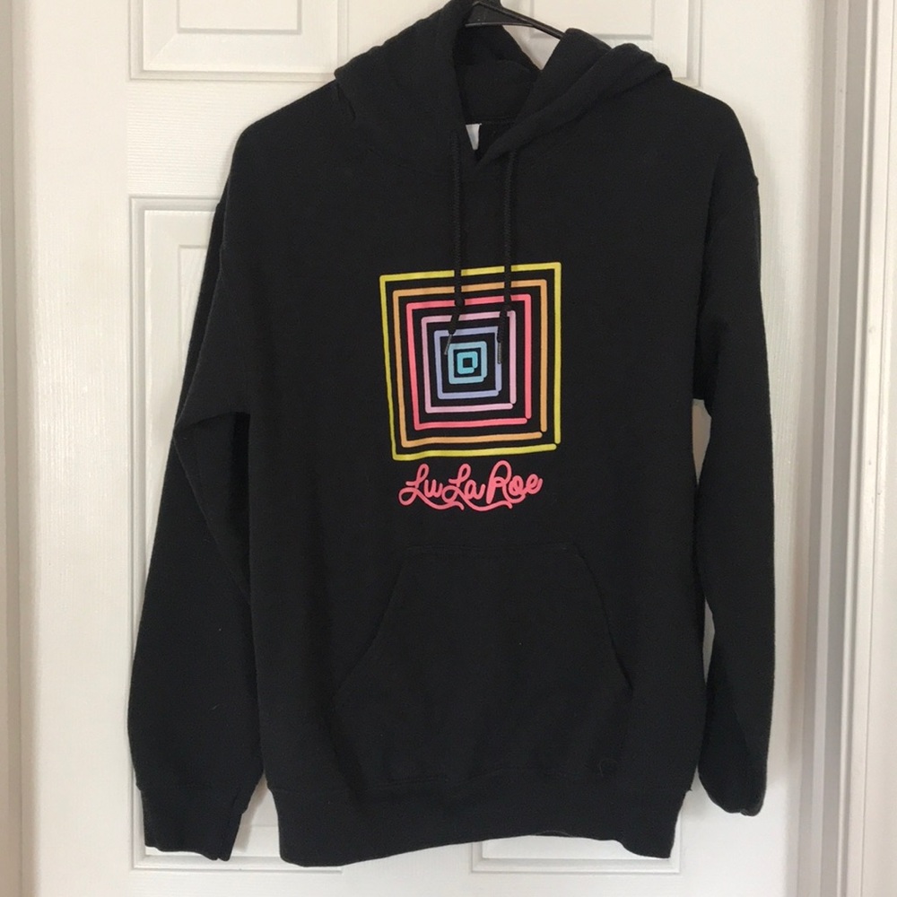 Black LuLaRoe hoodie